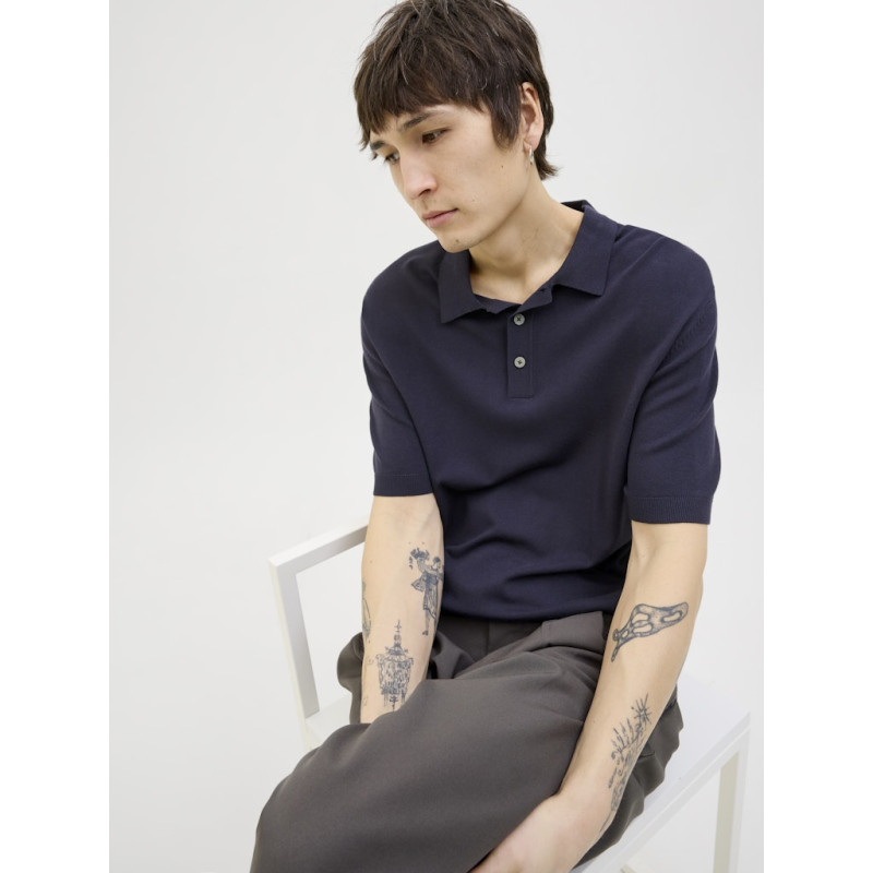 JACK & JONES PREMIUM William S/S Polo - Night Sky JACK & JONES PREMIUM William S/S Polo - Night Sky