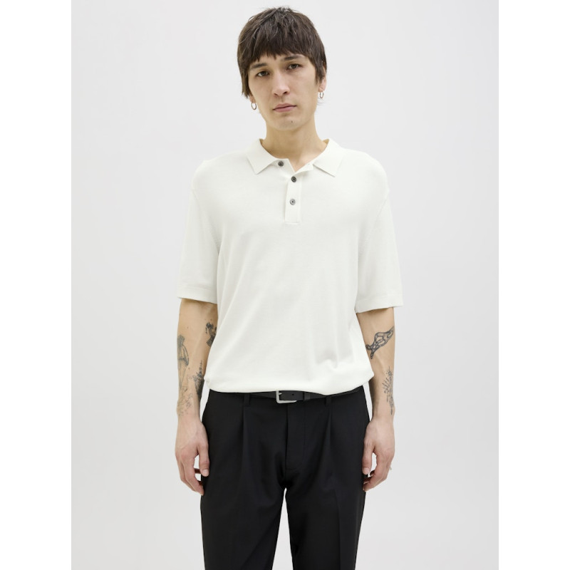 JACK & JONES PREMIUM William S/S Polo - Cloud Dancer JACK & JONES PREMIUM William S/S Polo - Cloud Dancer