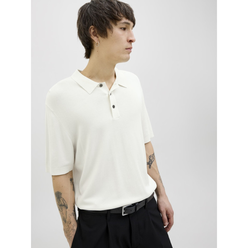 JACK & JONES PREMIUM William S/S Polo - Cloud Dancer JACK & JONES PREMIUM William S/S Polo - Cloud Dancer