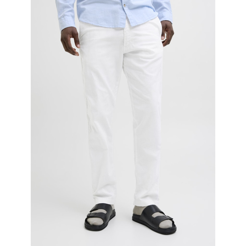 JACK & JONES Kane Hybrid Bondi Hør Joggingbukser - Hvid JACK & JONES Kane Hybrid Bondi Hør Joggingbukser - Hvid