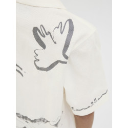 JACK & JONES JUNIOR Acapulco Resort Skjorte - Cloud Dancer