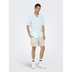 ONLY & SONS Bertil Waffle Shorts - Cloud Dancer