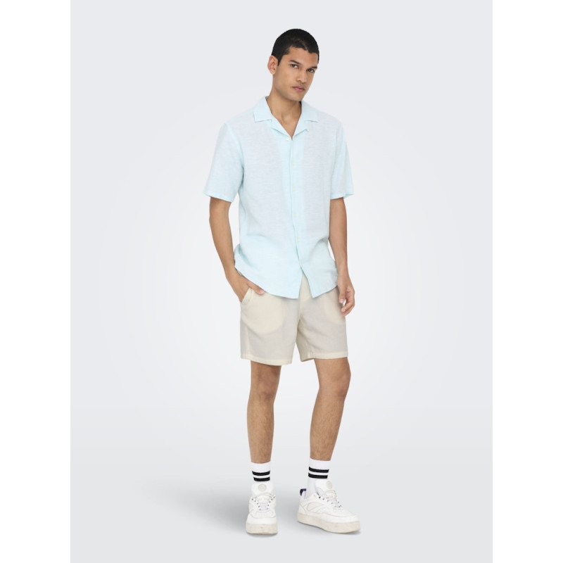 ONLY & SONS Bertil Waffle Shorts - Cloud Dancer