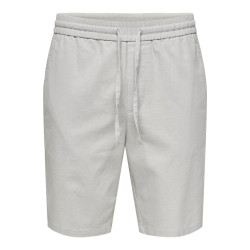 ONLY & SONS Linus Loose Hør Shorts - Glacier Gray ONLY & SONS Linus Loose Hør Shorts - Glacier Gray