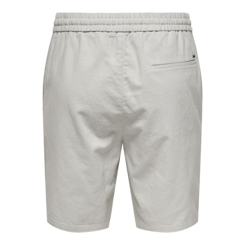 ONLY & SONS Linus Loose Hør Shorts - Glacier Gray ONLY & SONS Linus Loose Hør Shorts - Glacier Gray