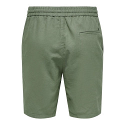 ONLY & SONS Linus Loose Hør Shorts - Sea Spray