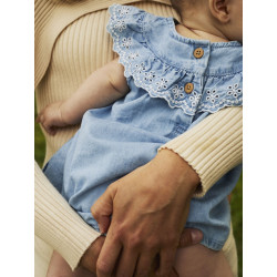 NAME IT BABY Hera Denim Kjole - Light Blue Denim