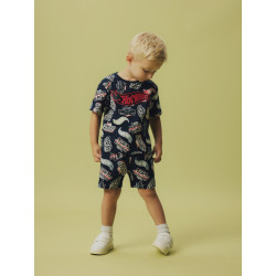NAME IT MINI Mary Hotwheels T-shirt - Navy Blazer NAME IT MINI Mary Hotwheels T-shirt - Navy Blazer