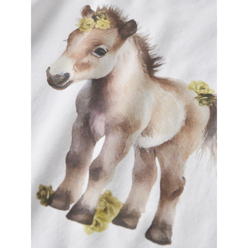 NAME IT MINI Hani T-shirt - Bright White NAME IT MINI Hani T-shirt - Bright White