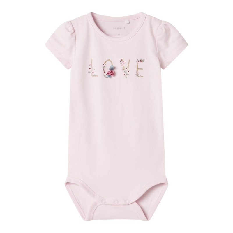 NAME IT BABY Hillie S/S Bodystocking - Ballerina NAME IT BABY Hillie S/S Bodystocking - Ballerina