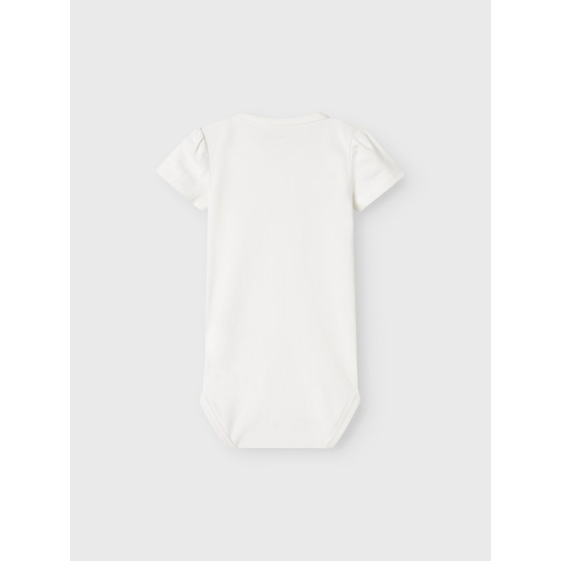 NAME IT BABY Hillie S/S Bodystocking - Bright White NAME IT BABY Hillie S/S Bodystocking - Bright White