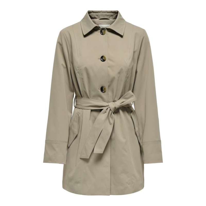 JDY Isadora Trenchcoat - Weathered Teak JDY Isadora Trenchcoat - Weathered Teak