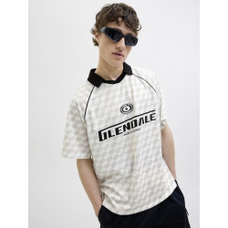 Jack & Jones Mesh Open Collar Polo - Cloud Dancer / Vapour