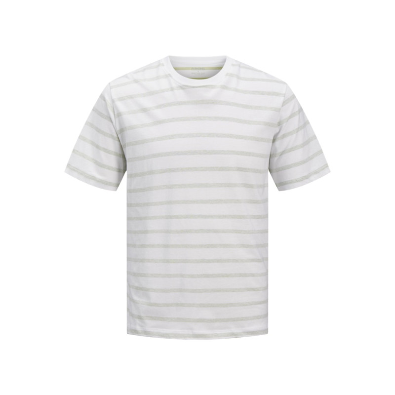 JJ REBEL Pike Stribet T-shirt - Desert Sage JJ REBEL Pike Stribet T-shirt - Desert Sage