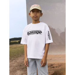 NAME IT KIDS Hart T-shirt - Bright White