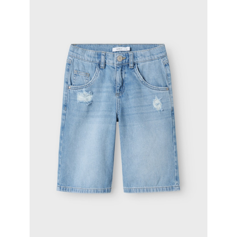 NAME IT KIDS Bella Skater Denim Shorts 5630 - Medium Blue Denim NAME IT KIDS Bella Skater Denim Shorts 5630 - Medium Blue Denim