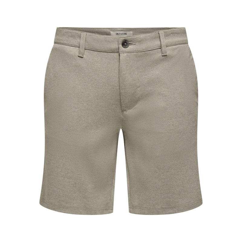 ONLY & SONS Mark 0209 Melange Shorts - Fallen Rock ONLY & SONS Mark 0209 Melange Shorts - Fallen Rock