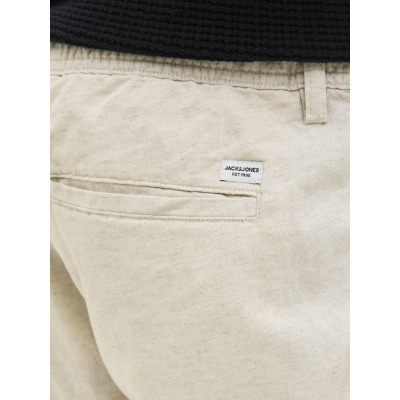 JACK & JONES Kane Hybrid Bondi Hør Joggingbukser - Moonbeam JACK & JONES Kane Hybrid Bondi Hør Joggingbukser - Moonbeam