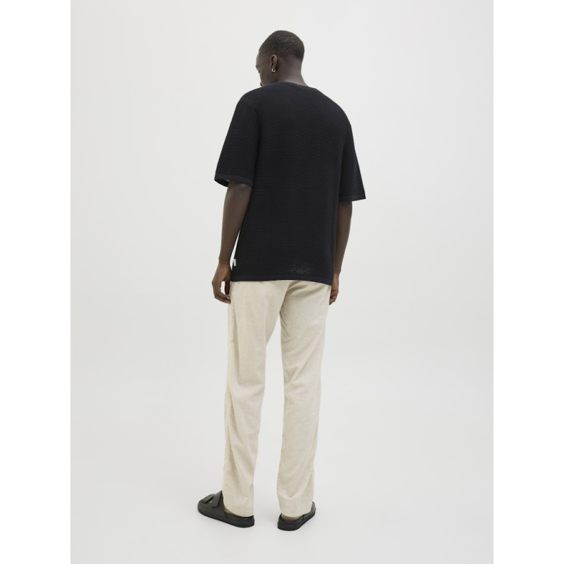JACK & JONES Kane Hybrid Bondi Hør Joggingbukser - Moonbeam JACK & JONES Kane Hybrid Bondi Hør Joggingbukser - Moonbeam