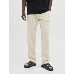 JACK & JONES Kane Hybrid Bondi Hør Joggingbukser - Moonbeam JACK & JONES Kane Hybrid Bondi Hør Joggingbukser - Moonbeam