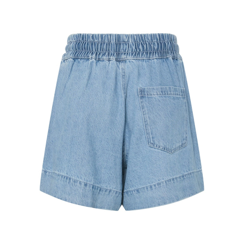 PIECES Flora Denim Shorts - Light Blue Denim PIECES Flora Denim Shorts - Light Blue Denim