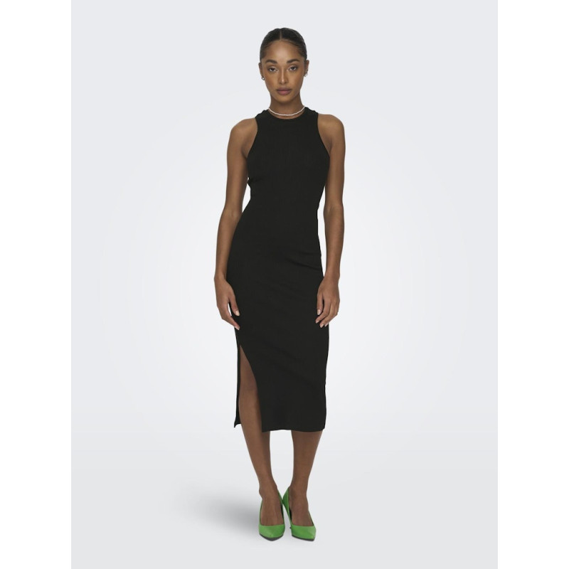 ONLY Belfast S/L Midi Kjole - Sort ONLY Belfast S/L Midi Kjole - Sort