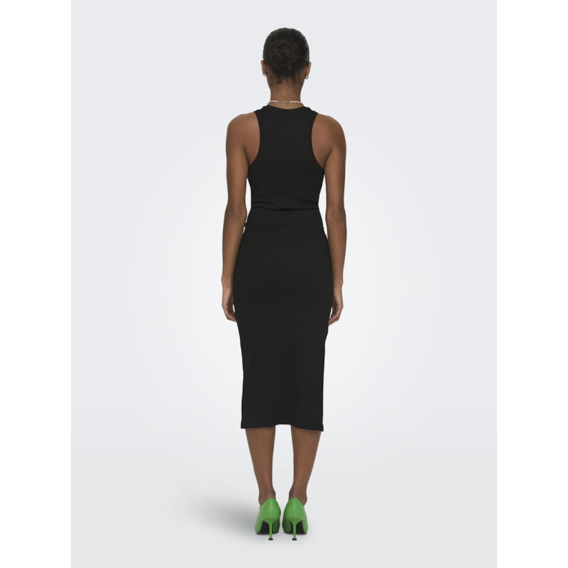 ONLY Belfast S/L Midi Kjole - Sort ONLY Belfast S/L Midi Kjole - Sort