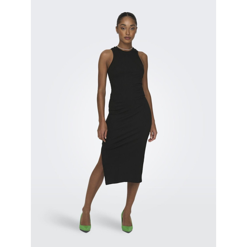 ONLY Belfast S/L Midi Kjole - Sort ONLY Belfast S/L Midi Kjole - Sort