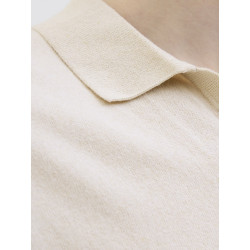 JJ REBEL Callum Strik Polo - Moonbeam