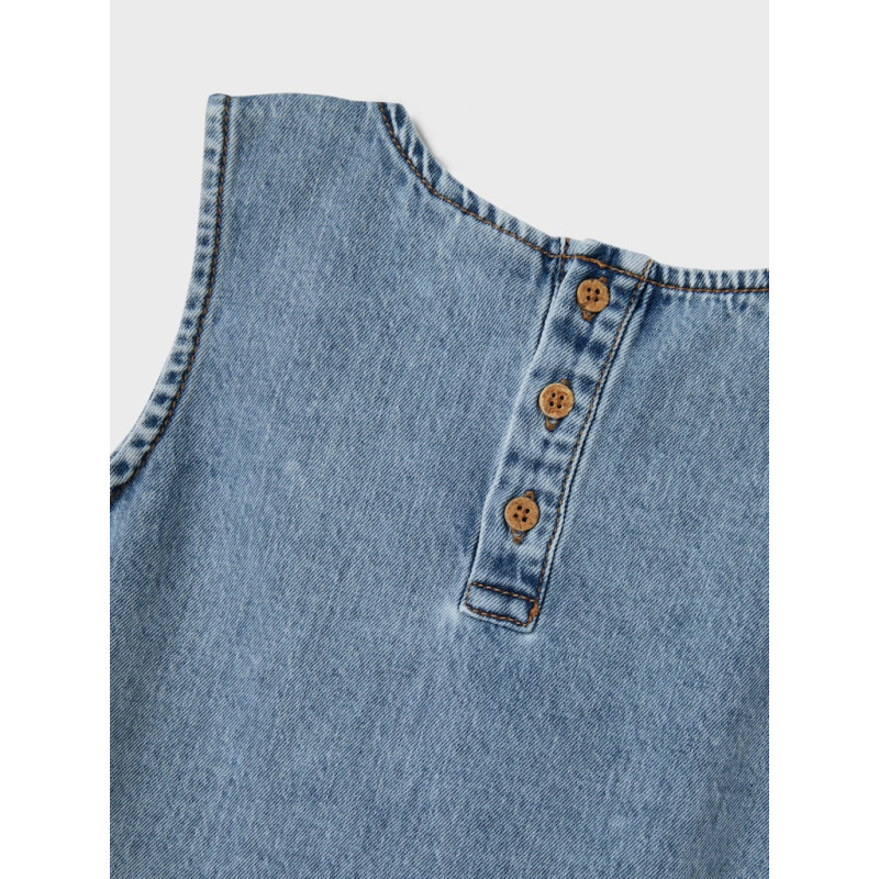NAME IT KIDS Amelia S/L Denim Top 4070 - Medium Blue Denim NAME IT KIDS Amelia S/L Denim Top 4070 - Medium Blue Denim