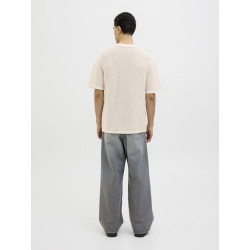 JACK & JONES ORIGINALS Almeria Strik T-shirt - Sea Salt JACK & JONES ORIGINALS Almeria Strik T-shirt - Sea Salt