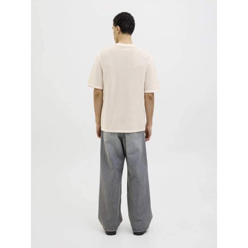 JACK & JONES ORIGINALS Almeria Strik T-shirt - Sea Salt JACK & JONES ORIGINALS Almeria Strik T-shirt - Sea Salt