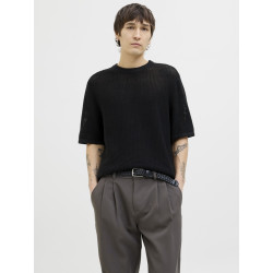 JACK & JONES ORIGINALS Almeria Strik T-shirt - Sort JACK & JONES ORIGINALS Almeria Strik T-shirt - Sort
