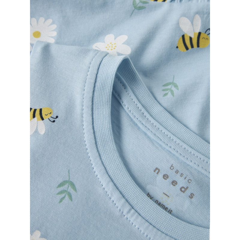 NAME IT MINI Vigga Capsl Kjole - Cool Blue / Bubblebee NAME IT MINI Vigga Capsl Kjole - Cool Blue / Bubblebee