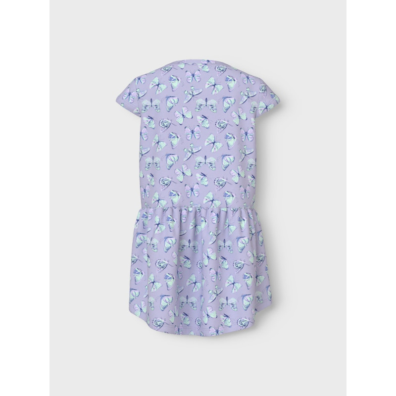 NAME IT MINI Vigga Capsl Kjole - Purple Heather / Butterflies NAME IT MINI Vigga Capsl Kjole - Purple Heather / Butterflies