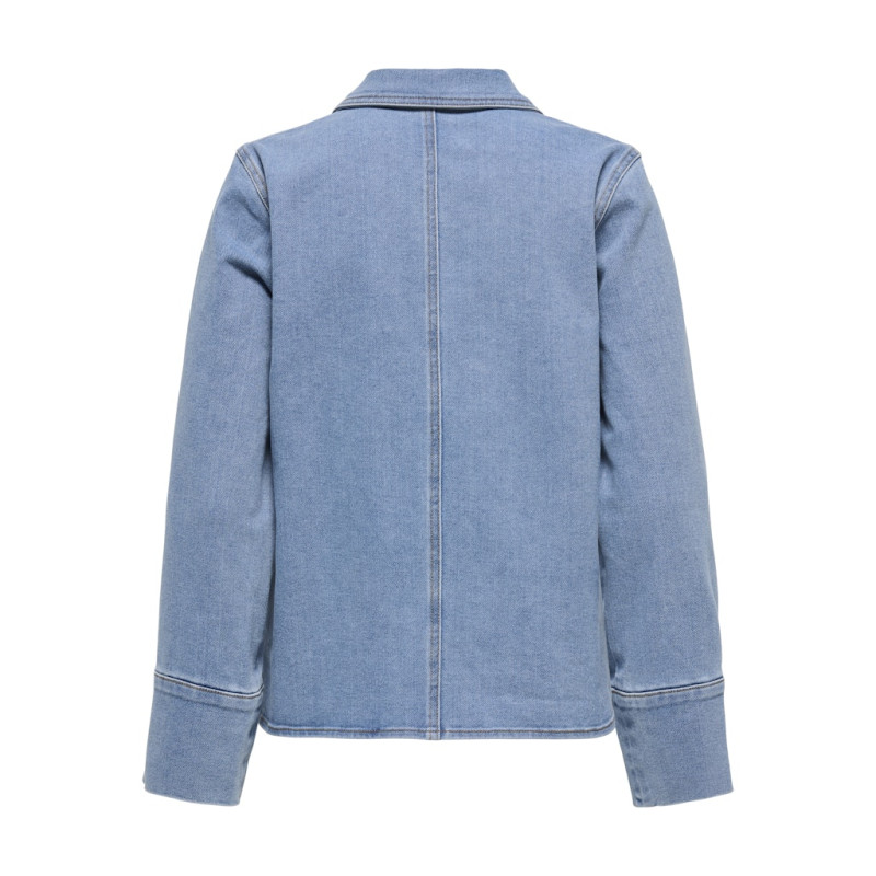 ONLY Frida L/S Denim Skjorte - Light Medium Blue Denim ONLY Frida L/S Denim Skjorte - Light Medium Blue Denim