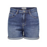 ONLY Josephine Stretch Denim Shorts - Medium Blue Denim