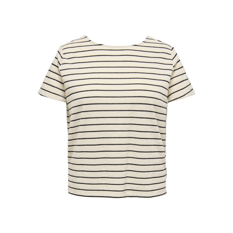 ONLY CARMAKOMA Jana S/S T-shirt - Cloud Dancer