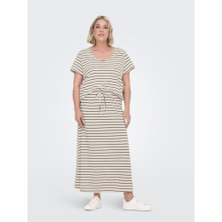 ONLY CARMAKOMA Jana S/S T-shirt - Cloud Dancer