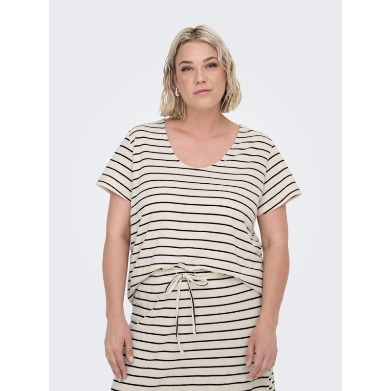 ONLY CARMAKOMA Jana S/S T-shirt - Cloud Dancer ONLY CARMAKOMA Jana S/S T-shirt - Cloud Dancer
