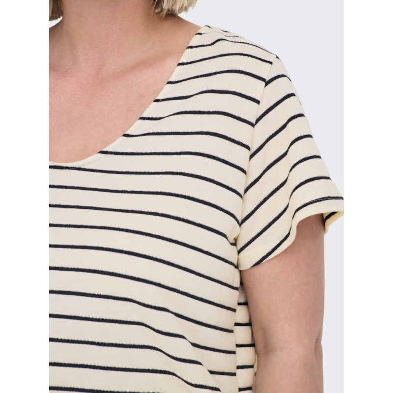 ONLY CARMAKOMA Jana S/S T-shirt - Cloud Dancer ONLY CARMAKOMA Jana S/S T-shirt - Cloud Dancer