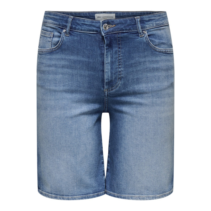 ONLY CARMAKOMA Willy Denim Shorts - Medium Blue Denim ONLY CARMAKOMA Willy Denim Shorts - Medium Blue Denim