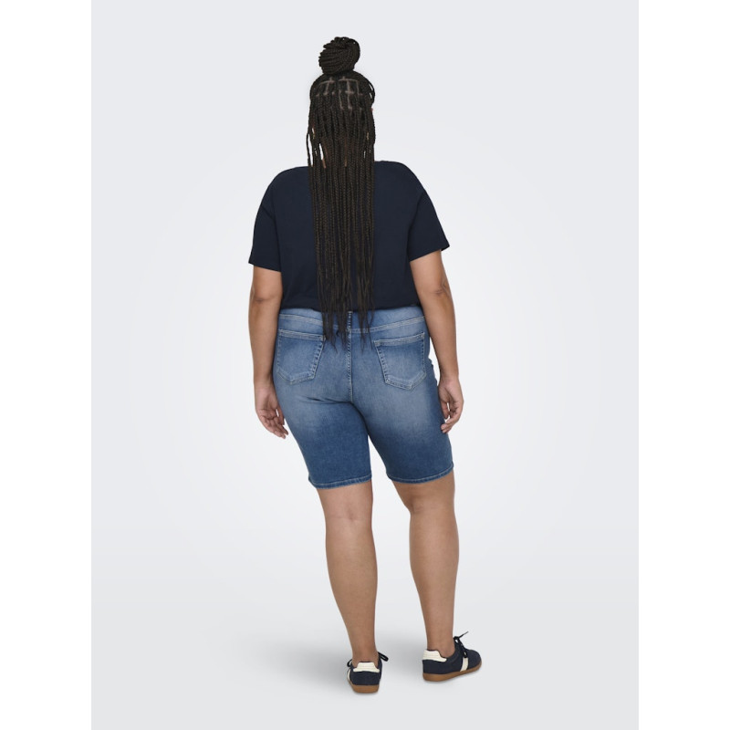 ONLY CARMAKOMA Willy Denim Shorts - Medium Blue Denim ONLY CARMAKOMA Willy Denim Shorts - Medium Blue Denim