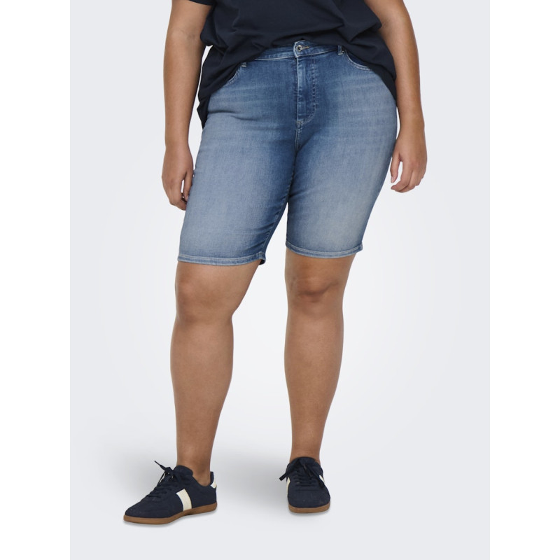 ONLY CARMAKOMA Willy Denim Shorts - Medium Blue Denim ONLY CARMAKOMA Willy Denim Shorts - Medium Blue Denim