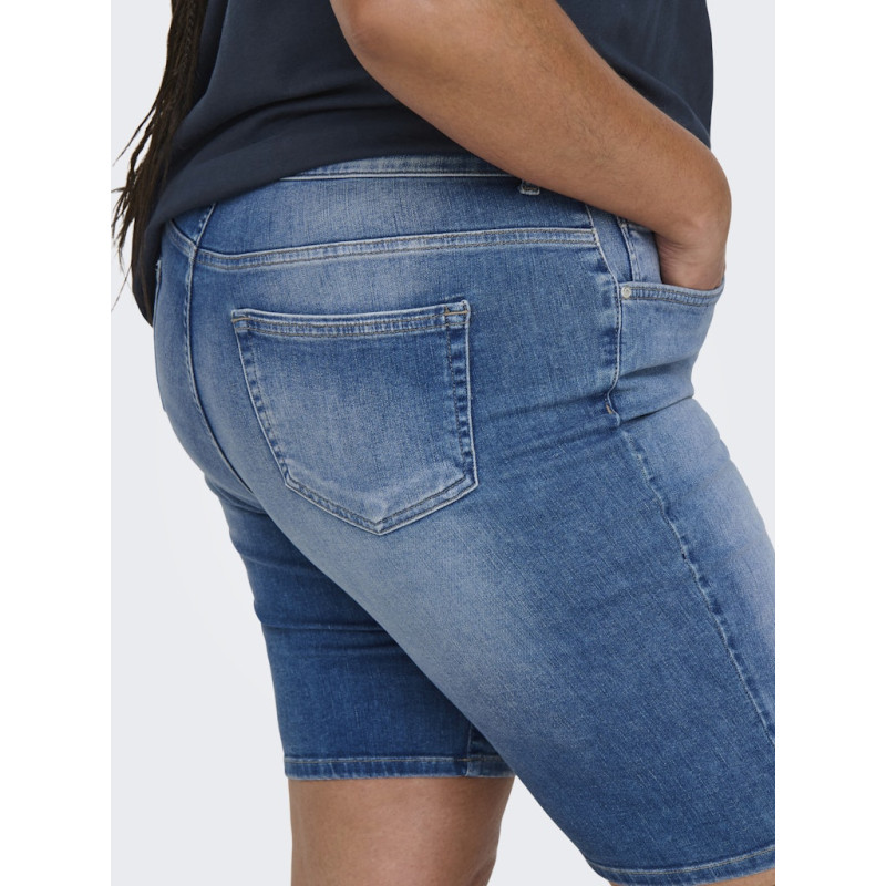 ONLY CARMAKOMA Willy Denim Shorts - Medium Blue Denim ONLY CARMAKOMA Willy Denim Shorts - Medium Blue Denim