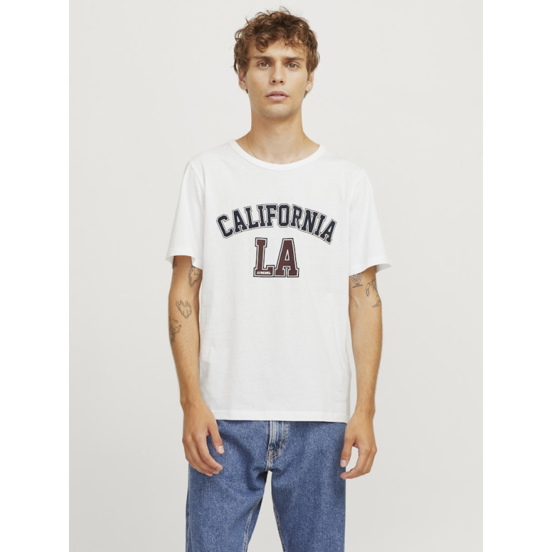 JJ REBEL Owen T-shirt - Hvid JJ REBEL Owen T-shirt - Hvid
