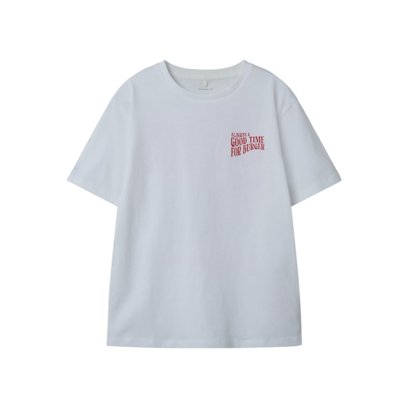 NAME IT KIDS Duster T-shirt - Bright White