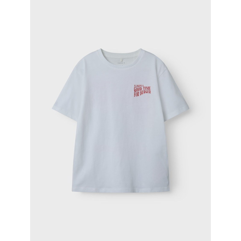 NAME IT KIDS Duster T-shirt - Bright White