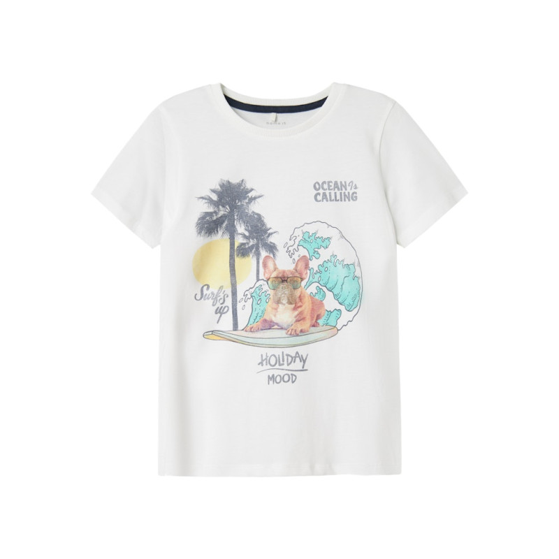 NAME IT KIDS Jass T-shirt - Bright White NAME IT KIDS Jass T-shirt - Bright White
