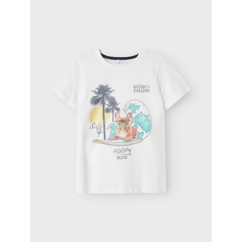 NAME IT KIDS Jass T-shirt - Bright White NAME IT KIDS Jass T-shirt - Bright White